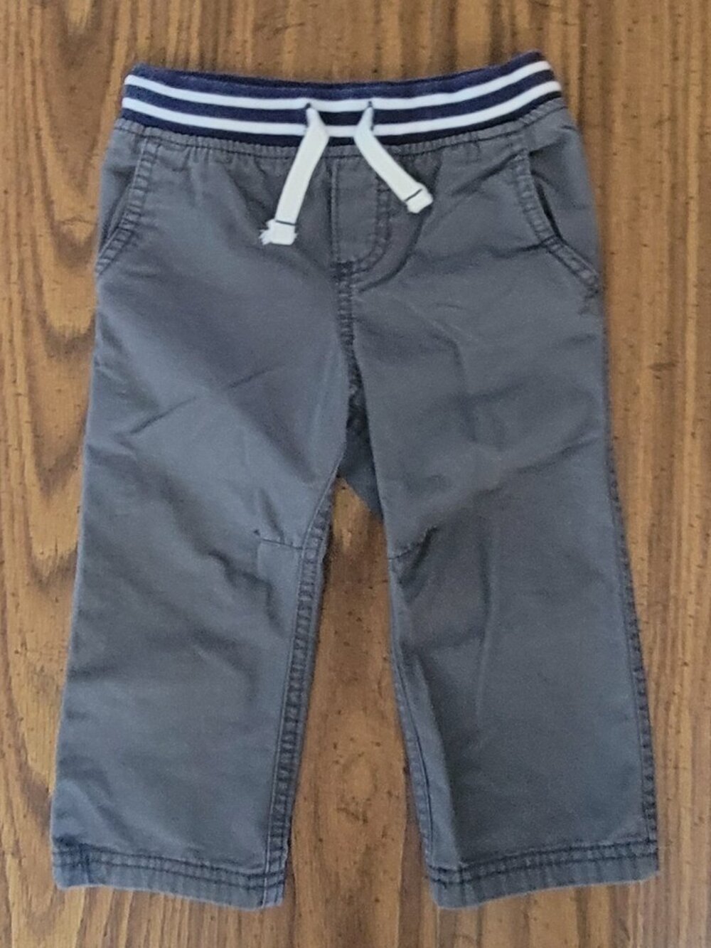 Carter's Boys 24M Gray Pull-On Pants Jogger Style Elastic Waist Casual